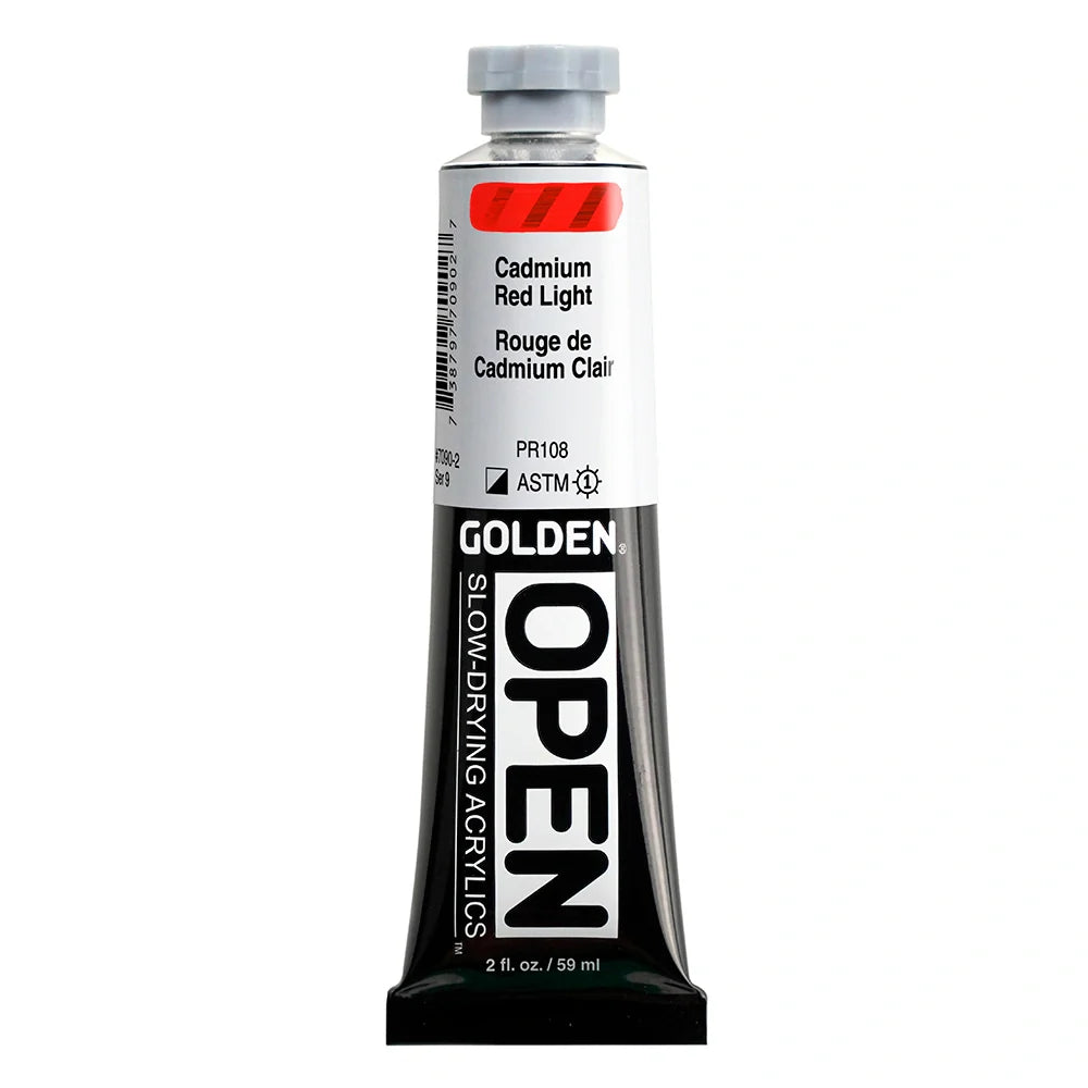 Golden Open Acrylics 59ml Series 9 Cadmium Red Light