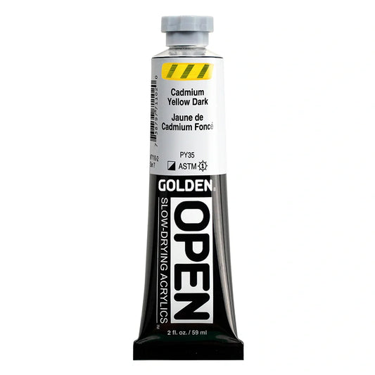 Golden Open Acrylics 59ml Series 7 Cadmium Yellow Dark