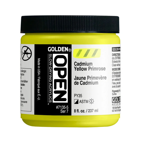 Golden Open Acrylics 237ml Series 8 Cadmium Yellow Primrose