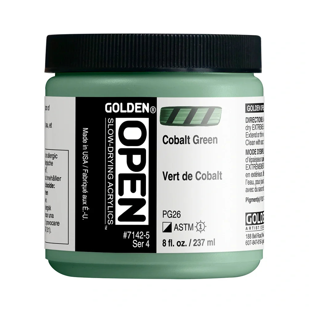 Golden Open Acrylics 237ml Series 4 Cobalt Green