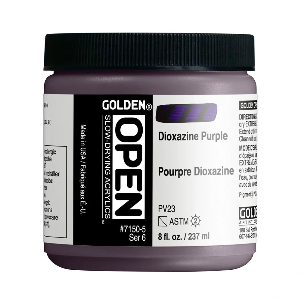 Golden Open Acrylics 237ml Series 6 Dioxazine Purple