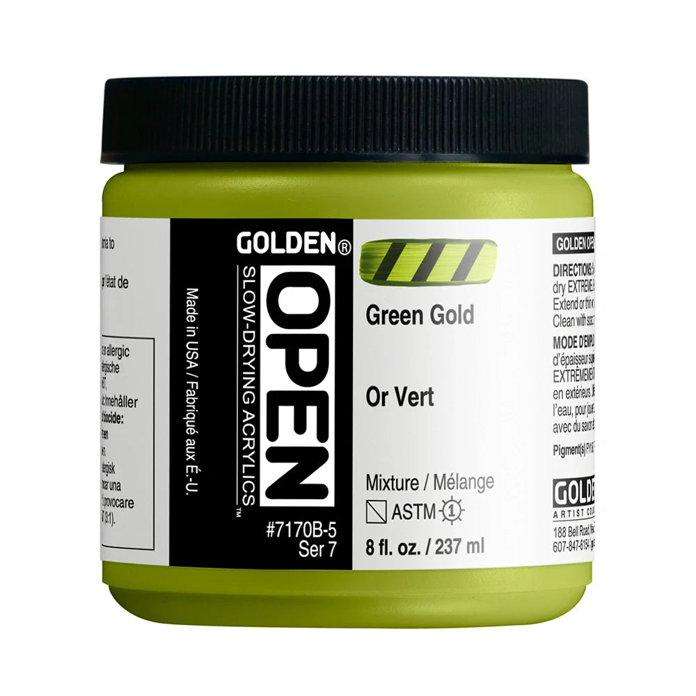 Golden Open Acrylics 237ml Series 7 Green Gold