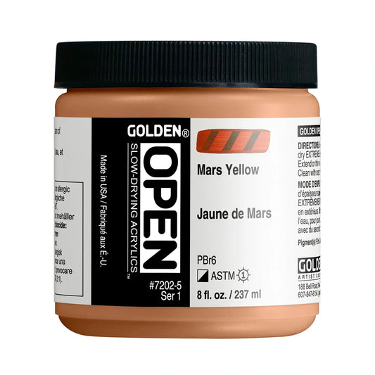 Golden Open Acrylics 237ml Series 1 Mars Yellow