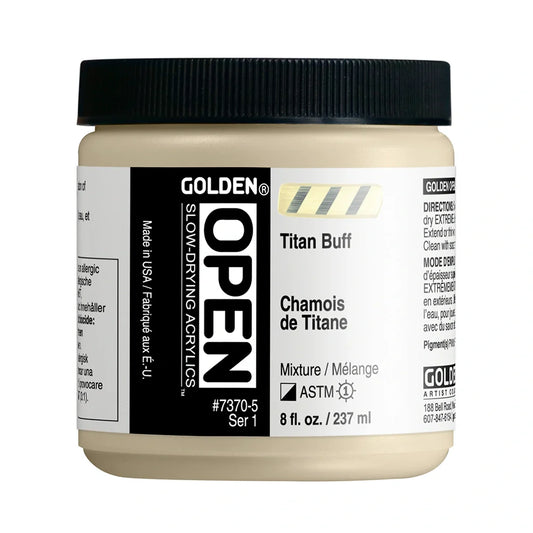 Golden Open Acrylics 237ml Series 1 Titan Buff