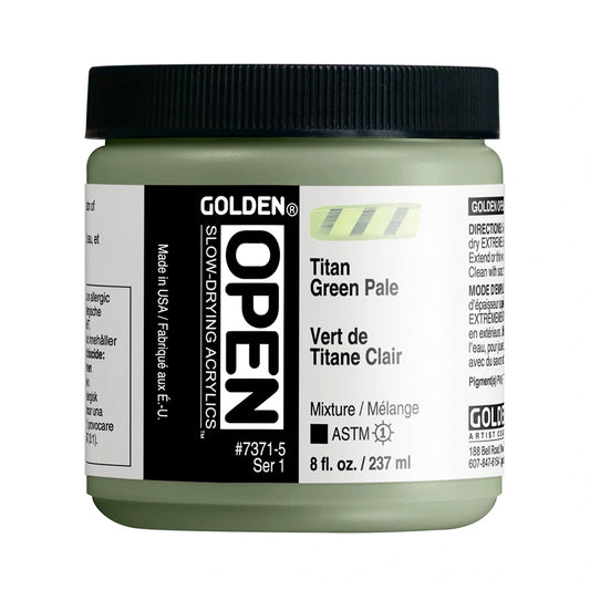 Golden Open Acrylics 237ml Series 1 Titan Green Pale