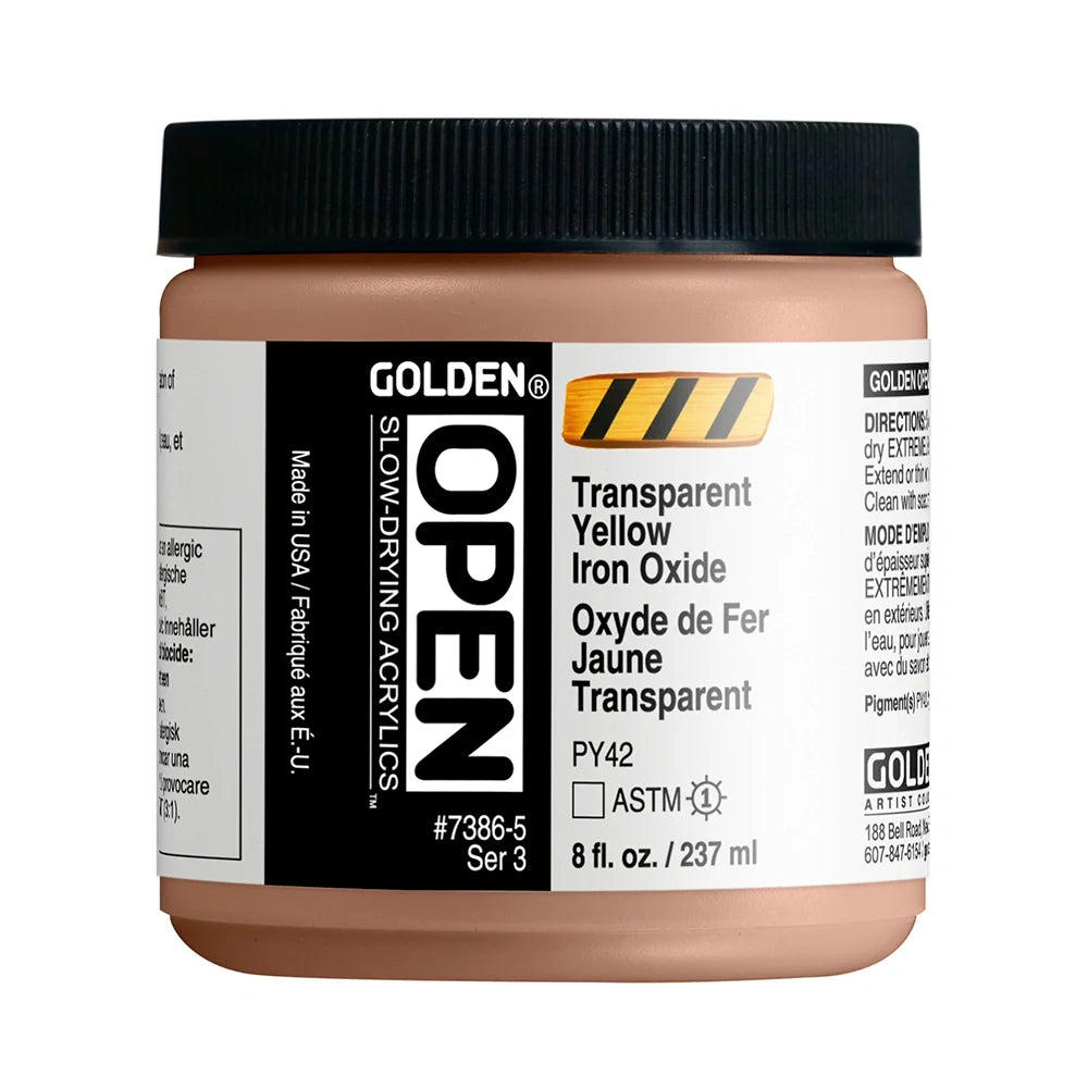 Golden Open Acrylics 237ml Series 3 Transparent Yellow Iron Oxide