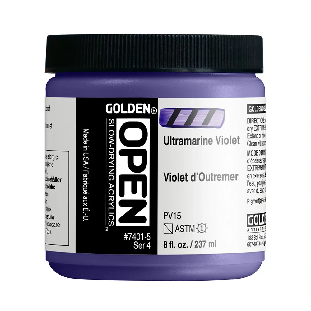 Golden Open Acrylics 237ml Series 4 Ultramarine Violet