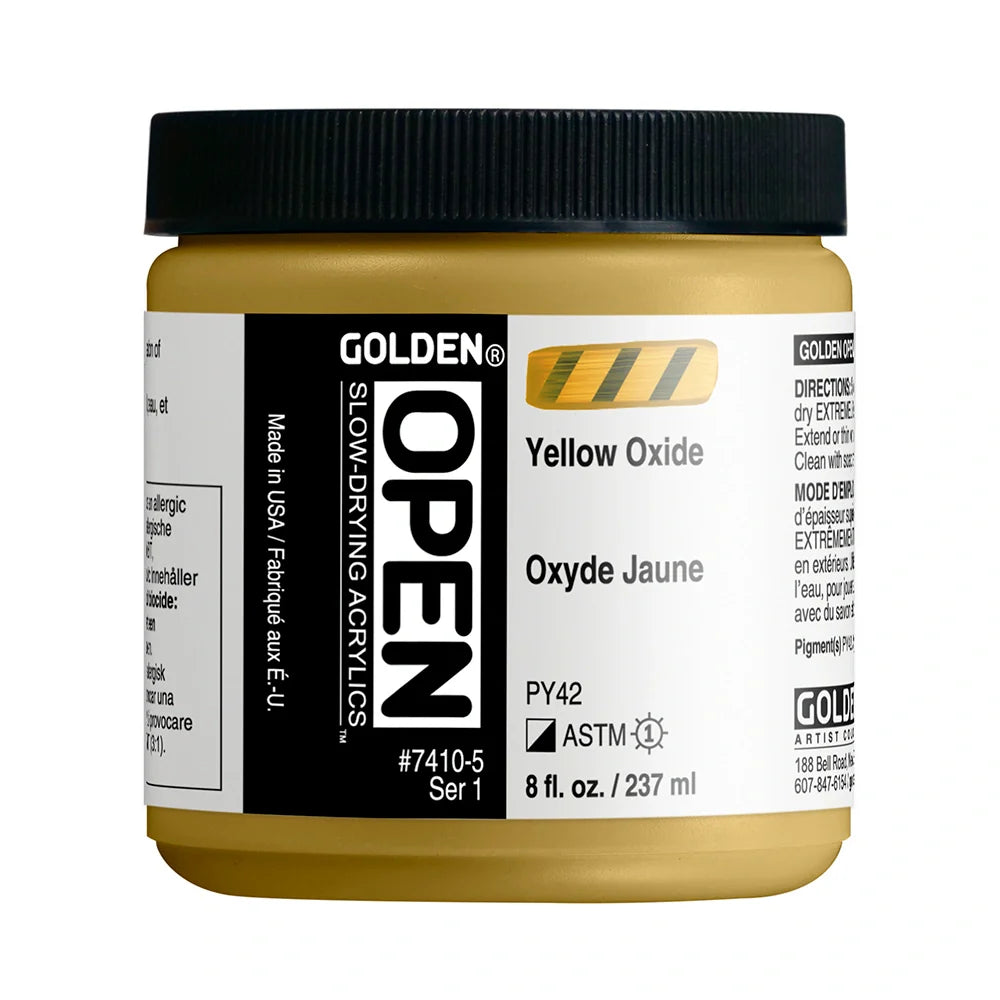 Golden Open Acrylics 237ml Series 1 Yellow Oxide