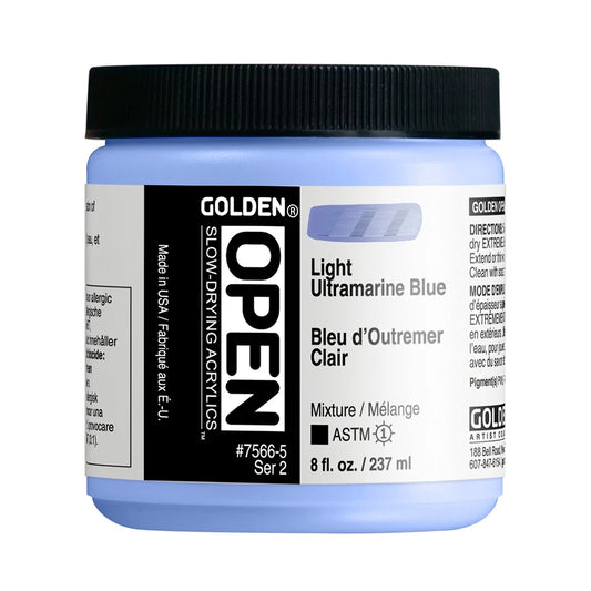 Golden Open Acrylics 237ml Series 2 Light Ultramarine Blue