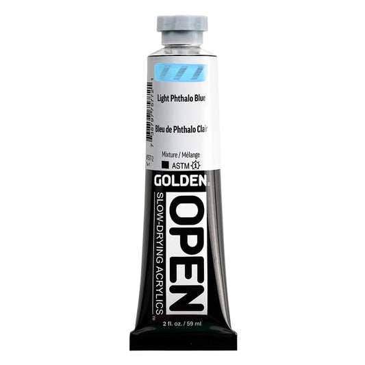 Golden Open Acrylics 59ml Series 1 Light Phthalo Blue