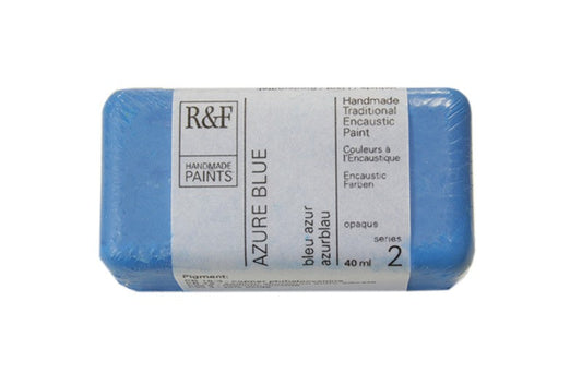 R&F Encaustic Wax Paint 40ml Azure Blue