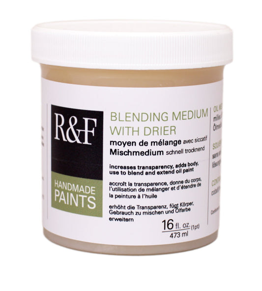 R&F Encaustic Blending Medium with Drier 16oz 473ml