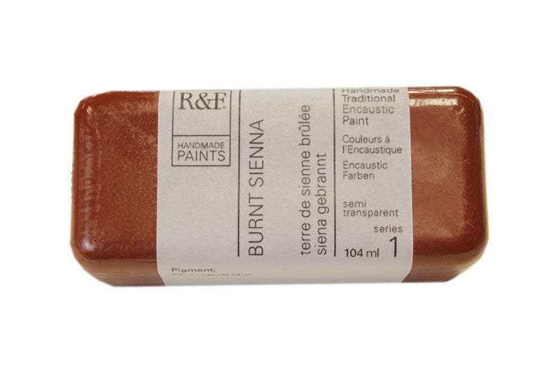 R&F Encaustic Wax Paint 104ml Burnt Sienna