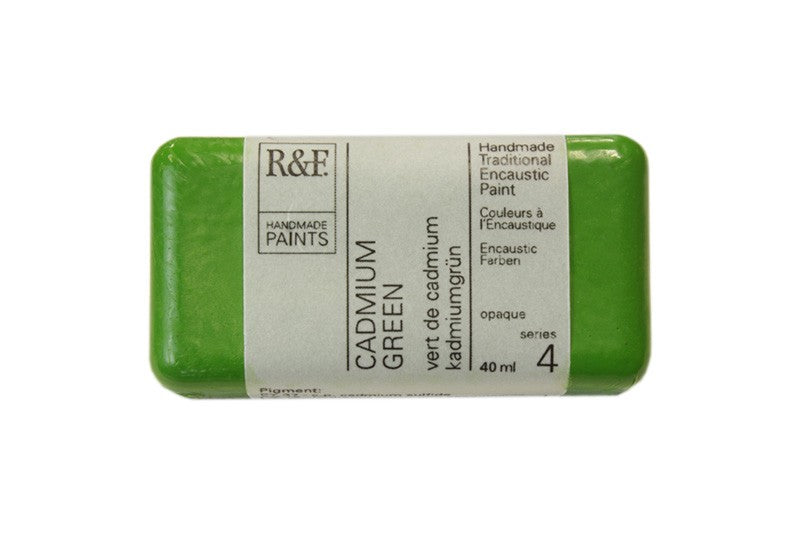 R&F Encaustic Wax Paint 40ml Cadmium Green