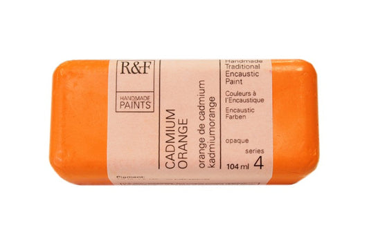 R&F Encaustic Wax Paint 104ml Cadmium Orange