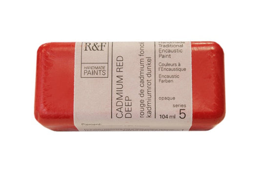 R&F Encaustic Wax Paint 104ml Cadmium Red Deep