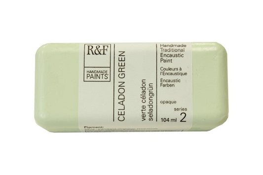 R&F Encaustic Wax Paint 104ml Celadon Green