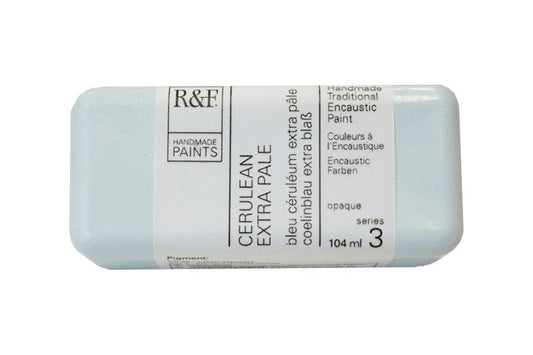 R&F Encaustic Wax Paint 104ml Cerulean Extra Pale