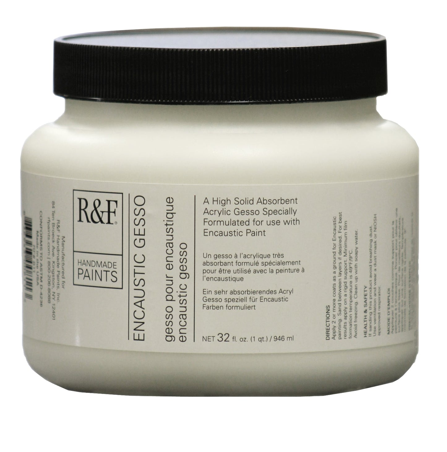 R&F Encaustic Gesso 32oz 946ml