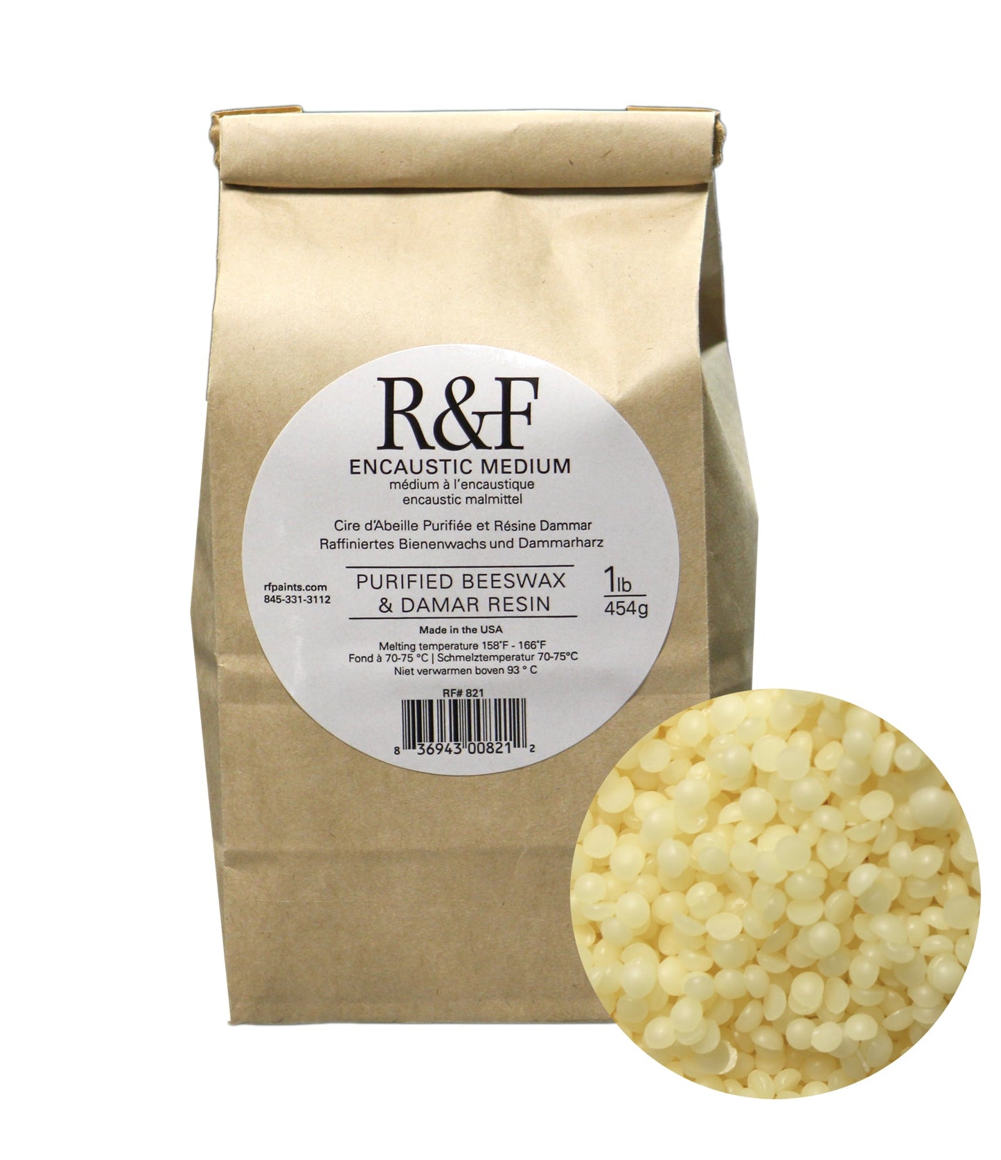 R&F Encaustic Medium 1lb 454grams