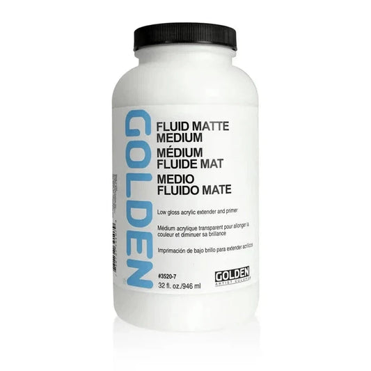 Golden Fluid Matte Medium 946ml