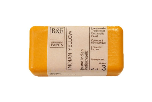 R&F Encaustic Wax Paint 40ml Indian Yellow