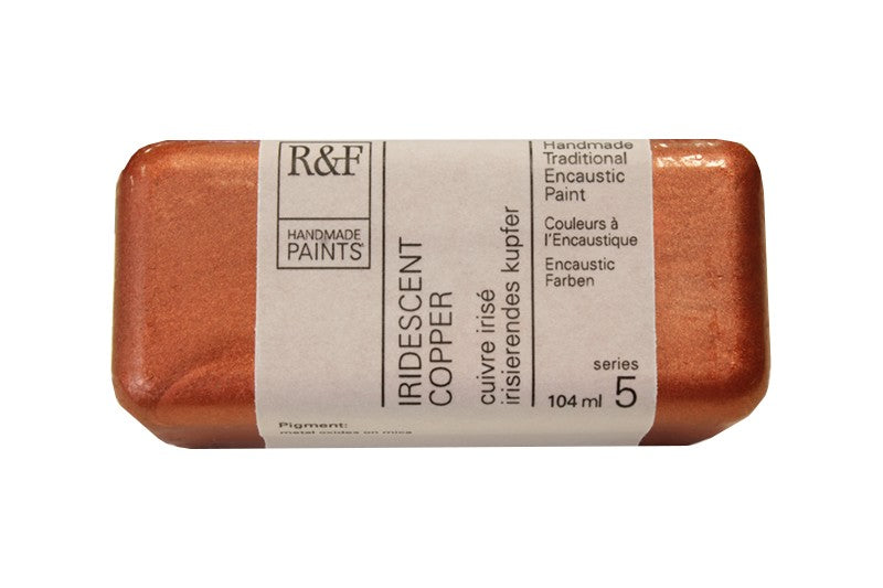 R&F Encaustic Wax Paint 104ml Iridescent Copper