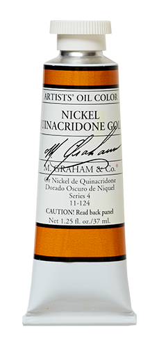 M Graham Oil 37ml Nickel Quinacridone Gold