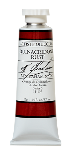 M Graham Oil 37ml Quinacridone Rust