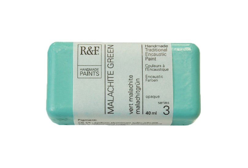 R&F Encaustic Wax Paint 40ml Malachite Green