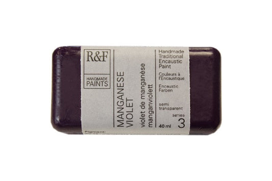 R&F Encaustic Wax Paint 40ml Manganese Violet