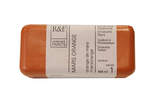 R&F Encaustic Wax Paint 104ml Mars Orange