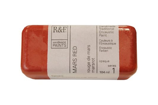 R&F Encaustic Wax Paint 104ml Mars Red