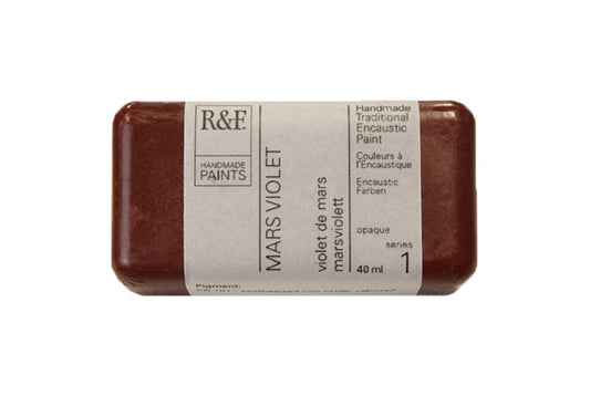 R&F Encaustic Wax Paint 40ml Mars Violet