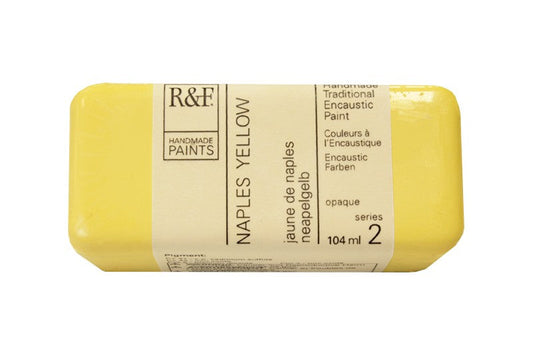 R&F Encaustic Wax Paint 104ml Naples Yellow