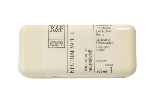 R&F Encaustic Wax Paint 104ml Neutral White