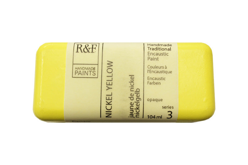 R&F Encaustic Wax Paint 104ml Nickel Yellow