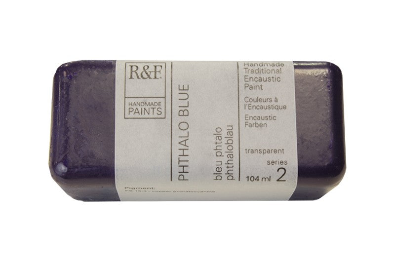 R&F Encaustic Wax Paint 104ml Phthalo Blue