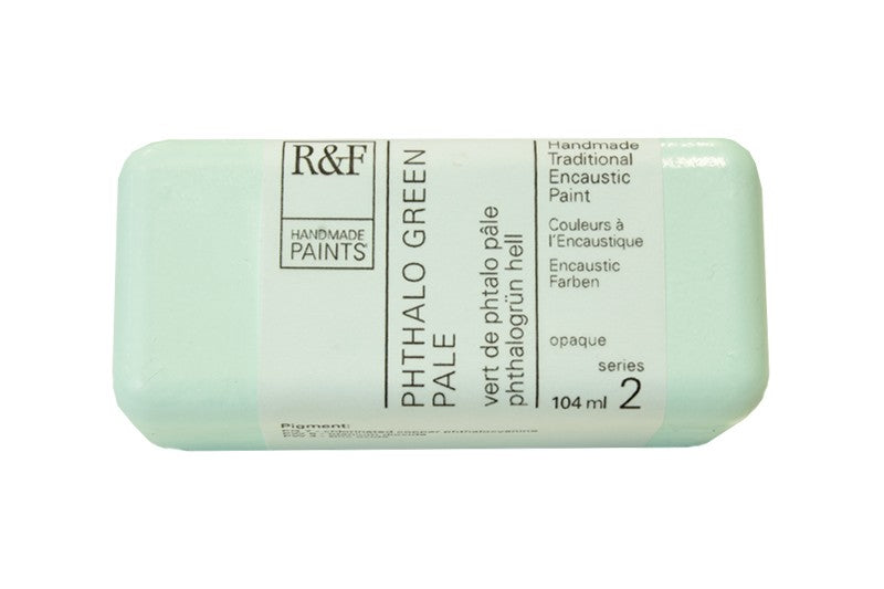 R&F Encaustic Wax Paint 104ml Phthalo Green Pale