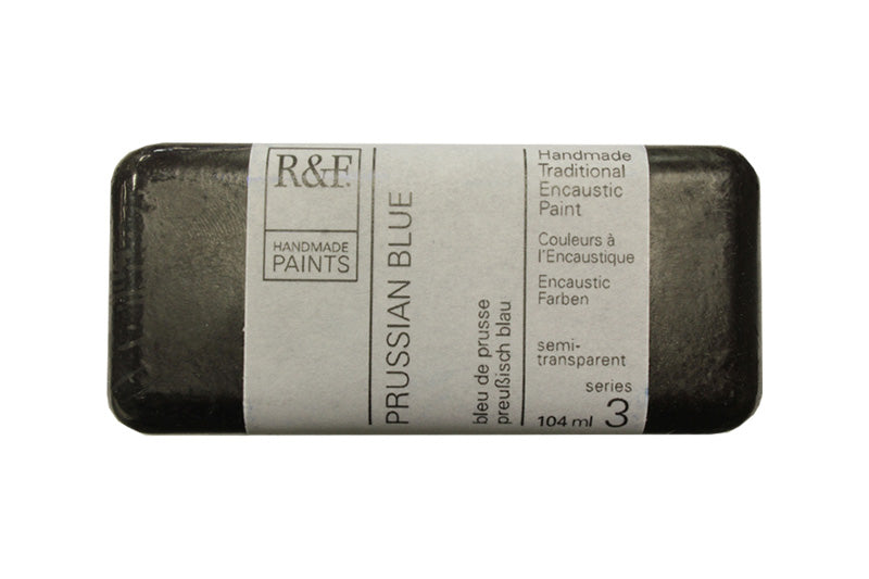 R&F Encaustic Wax Paint 104ml Prussian Blue