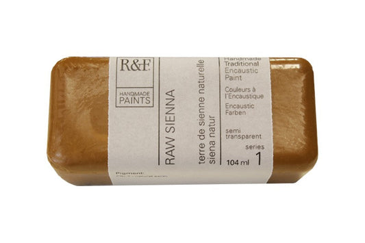 R&F Encaustic Wax Paint 104ml Raw Sienna