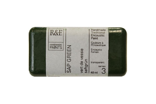 R&F Encaustic Wax Paint 40ml Sap Green