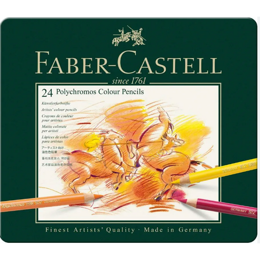 Faber Castell Polychromos Pencils Tin 24