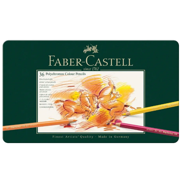 Faber Castell Polychromos Pencils Tin 36