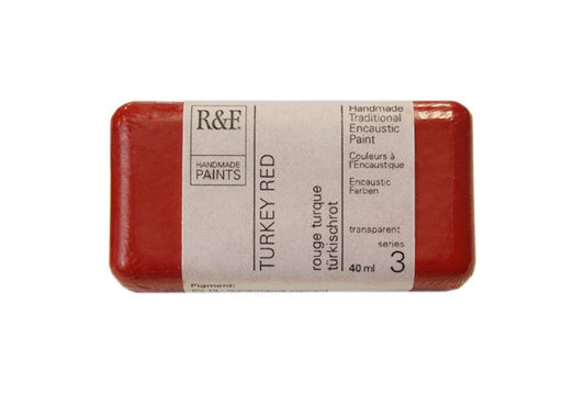 R&F Encaustic Wax Paint 40ml Turkey Red