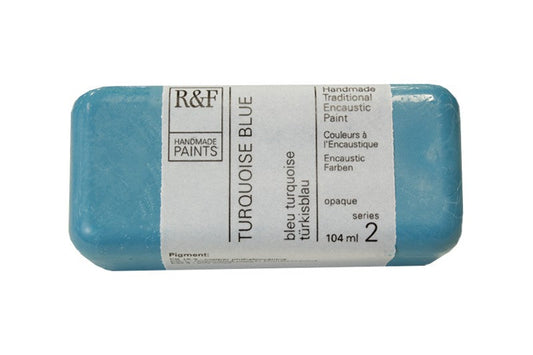 R&F Encaustic Wax Paint 104ml Turquoise Blue