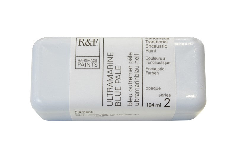 R&F Encaustic Wax Paint 104ml Ultramarine Blue Pale