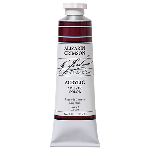 M Graham Acrylic 59ml Alizarin Crimson