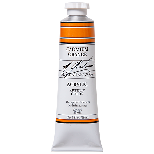 M Graham Acrylic 59ml Cadmium Orange