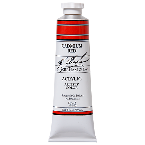 M Graham Acrylic 59ml Cadmium Red